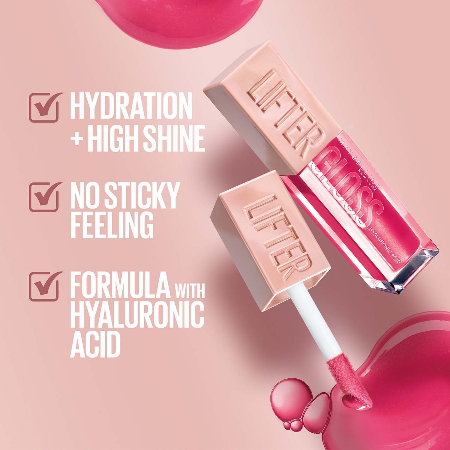 Lifter Gloss® Lip Gloss Makeup With Hyaluronic Acid Heat - Image 3