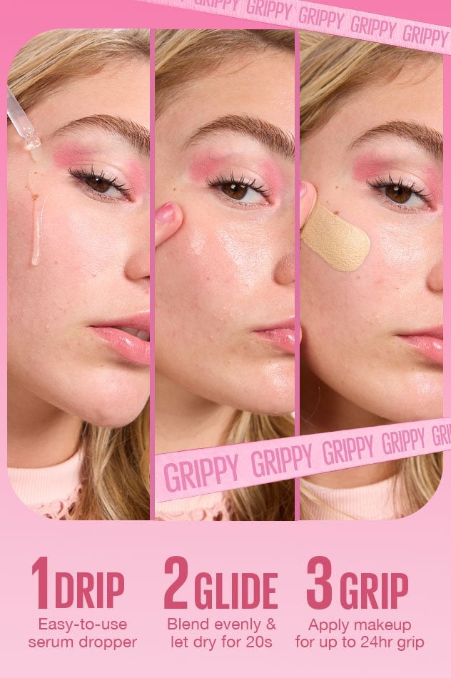 GRIPPY SERUM™ Up To 24HR Hydrating Grip Primer Clear - Image 6