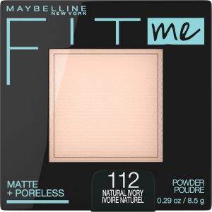 Fit Me® Matte + Poreless Powder Foundation Makeup Natural Ivory 112