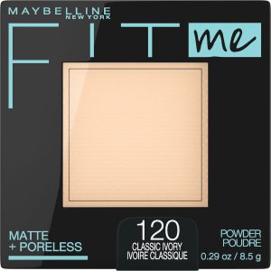 Fit Me® Matte + Poreless Powder Foundation Makeup Classic Ivory 120