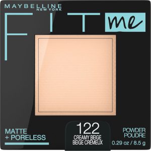 Fit Me® Matte + Poreless Powder Foundation Makeup Creamy Beige 122