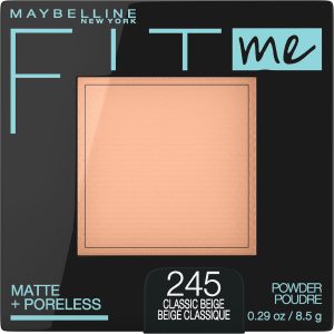 Fit Me® Matte + Poreless Powder Foundation Makeup Classic Beige 245