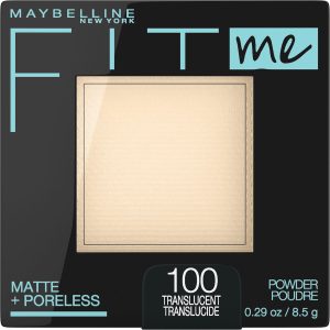 Fit Me® Matte + Poreless Powder Foundation Makeup Translucent 100