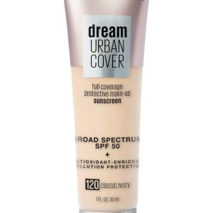 Dream Urban Cover® Flawless Coverage Foundation Makeup, Spf 50 Classic Ivory
