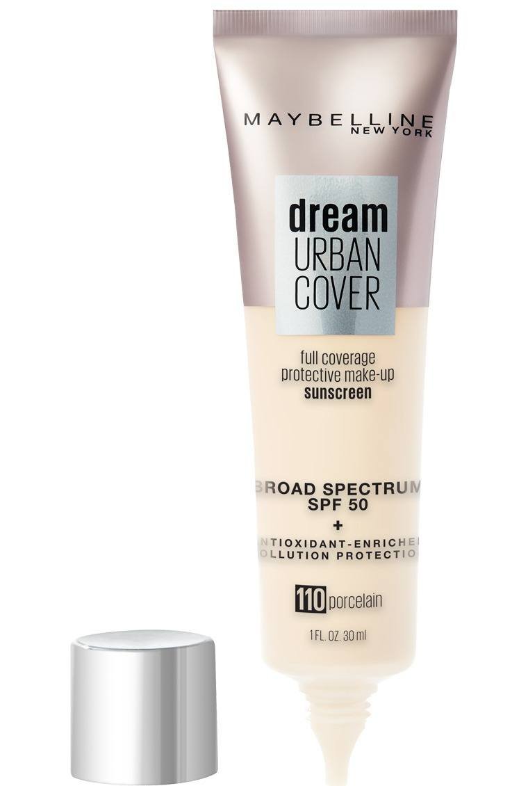 Dream Urban Cover® Flawless Coverage Foundation Makeup, Spf 50 Porcelain - Image 3