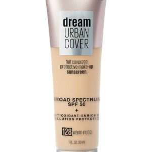 Dream Urban Cover® Flawless Coverage Foundation Makeup, Spf 50 Warm Nude