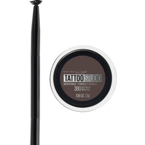 Tattoo Studio® Brow Pomade Long Lasting, Buildable Eyebrow Makeup Deep Brown