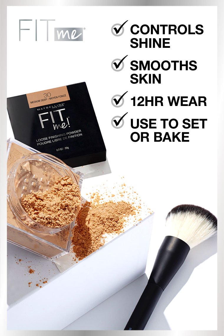 Fit Me® Loose Finishing Powder Face Makeup Medium Deep - Image 3