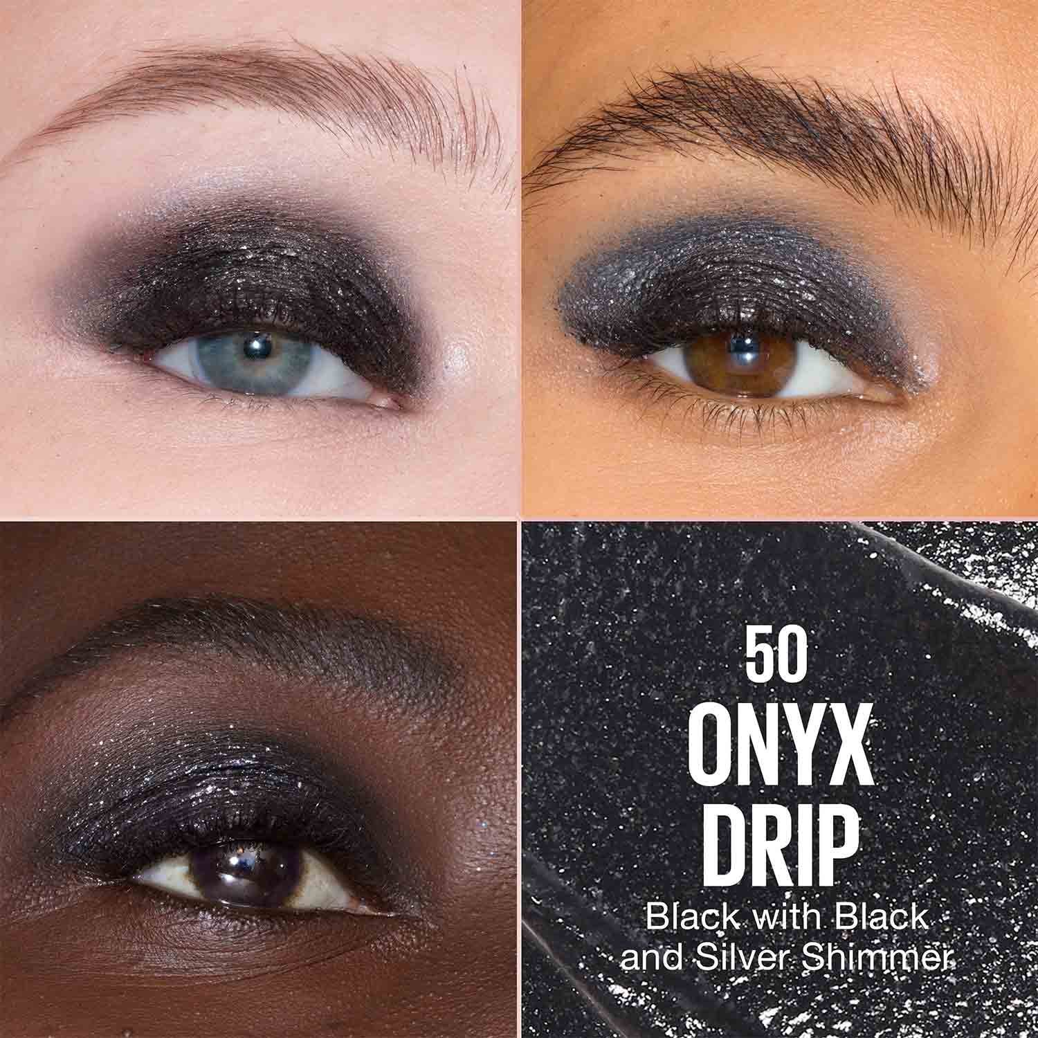 Shadow Drip Eye Tint Shimmer Liquid Eyeshadow Onyx Drip - Image 3