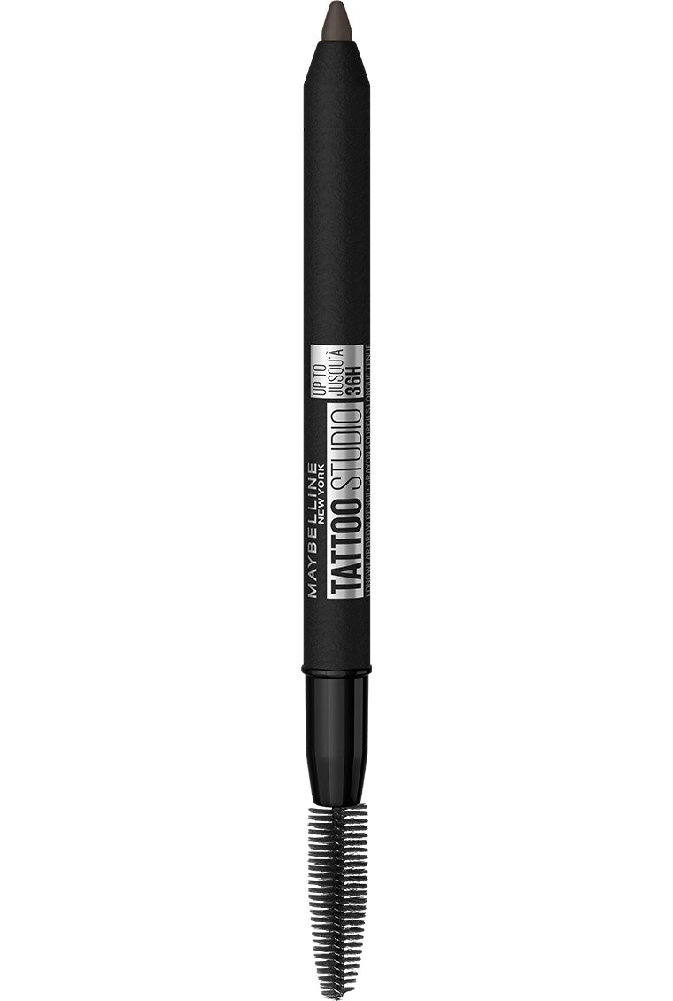TATTOO STUDIO® WATERPROOF BROW PENCIL UP TO 36HR WEAR Black Brown