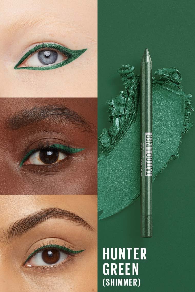 Tattoo Studio® Sharpenable Longwear Waterproof Gel Eyeliner Pencil Hunter Green - Image 4