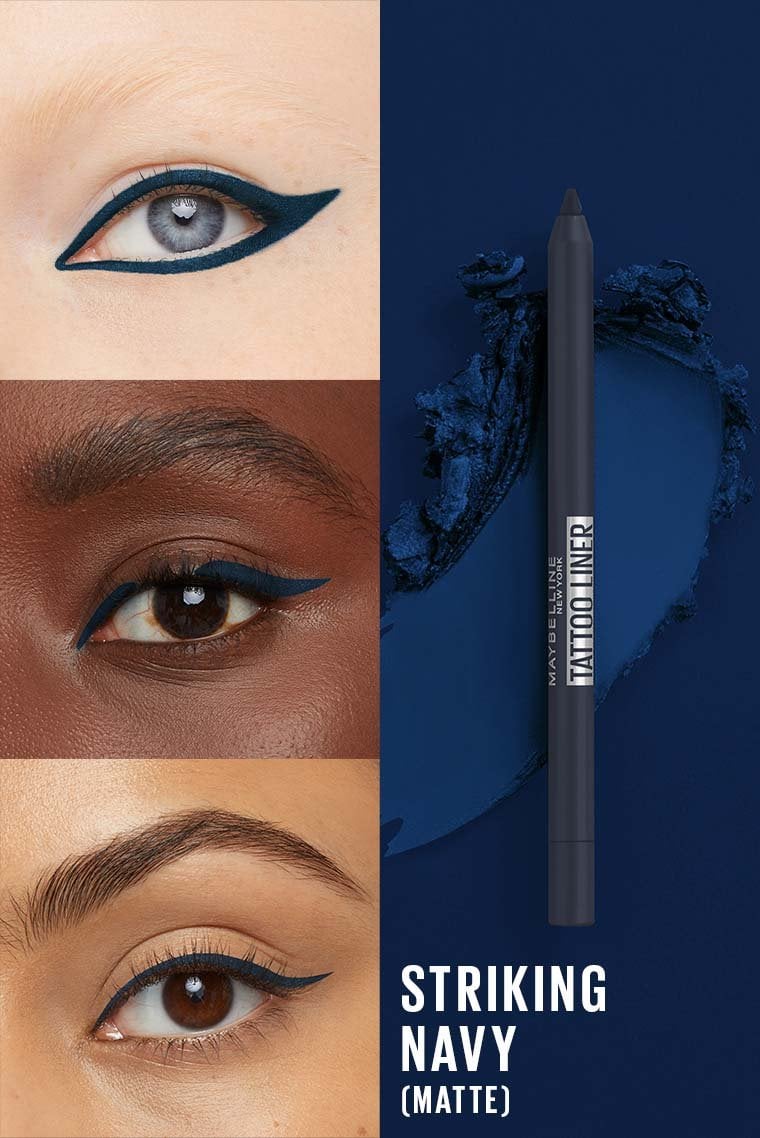 Tattoo Studio® Sharpenable Longwear Waterproof Gel Eyeliner Pencil Striking Navy - Image 4