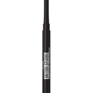 TATTOO STUDIO® AUTOMATIC GEL PENCIL EYELINER EYE MAKEUP Pitch Black