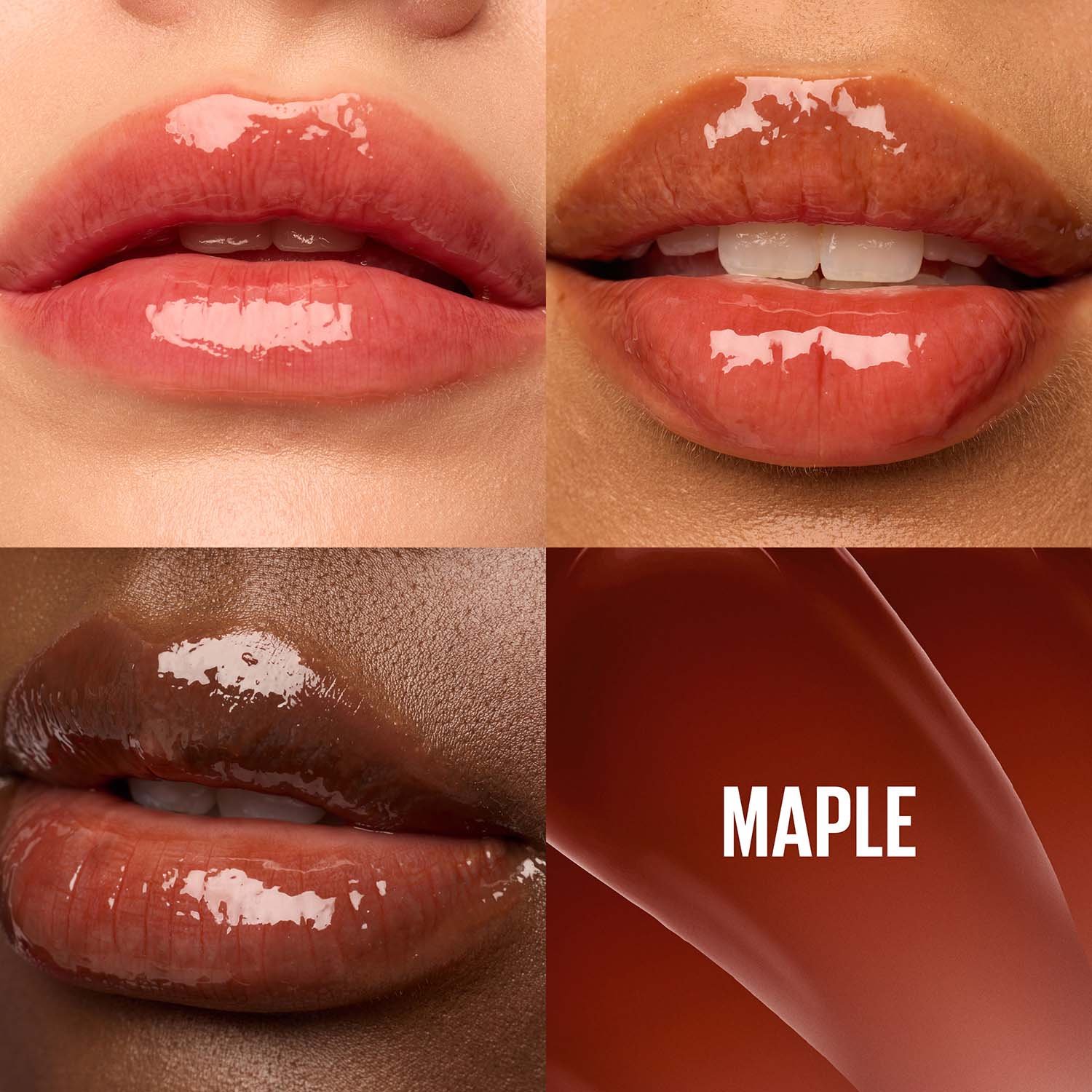 Lifter Gloss® Lip Gloss Makeup With Hyaluronic Acid Maple - Image 3