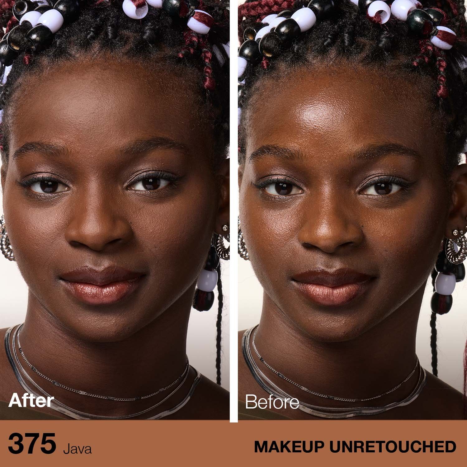Fit Me® Matte + Poreless Powder Foundation Makeup Java 375 - Image 2