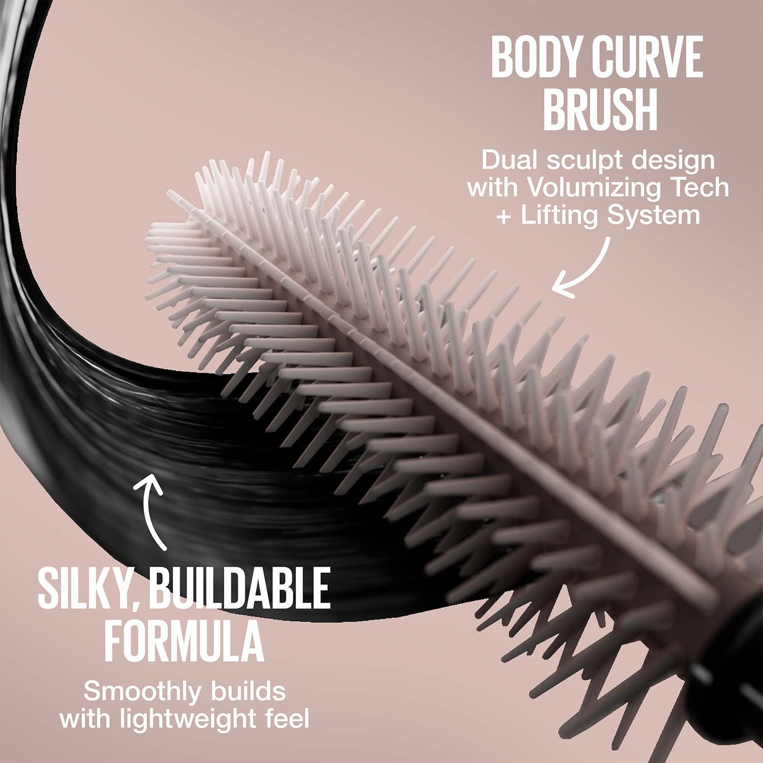 Lash Sensational Body™ Full Volume Lifting Washable Mascara Blackest Black - Image 7
