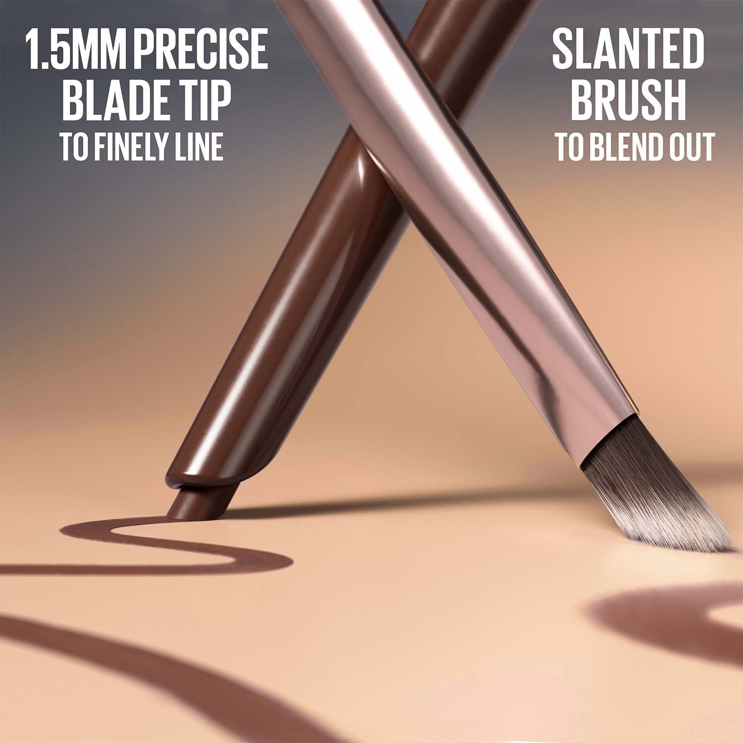 Sculpting Stix Double-Ended Eyeliner Pencil with Brush Black Blur - Image 6