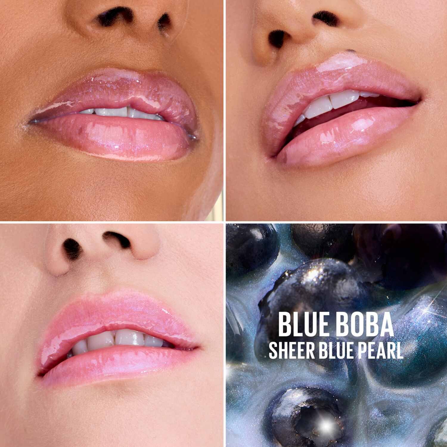 Lifter Gel Oil-in-Gel Lip Gloss with Hyaluronic Acid Blue Boba - Image 3